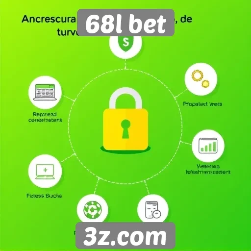 Recursos de segurança do site 68l bet em destaque